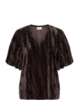 Kaffe - Kaelva Jersey Blouse - L&uuml;hikeste varrukatega - S