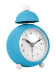 KARLSSON - Alarm Clock Chaplin Metal Matt Bright Blue - Kellad - H:12.7CM