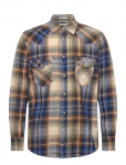 Wrangler - Western Indigo Shirt - Ruudulised s&auml;rgid - S