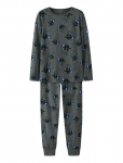Name It - Nkmnightset Dark Grey Mel Skull Noos - Pidžaamakomplektid - 158-164