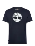 Timberland - Kennebec River Tree Logo Short Sleeve Tee Dark Sapphirewhite - L&uuml;hikeste varrukatega - S