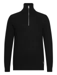 Lindbergh - Lambswool Half Zip Knit Oversize Collar - Poolpika lukuga džemprid - M