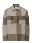 ONLY & SONS - Onswake Checked Zip Overshirt - Pealiss&auml;rgid - XS