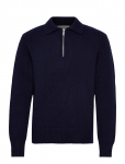 Selected - Slhcody Ls Knit Relaxed Half Zip Polo - Poolpika lukuga džemprid - S