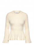 Malina - Leandra Alpaca Blend Peplum Top - Džemprid - L