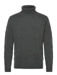 Lindbergh Black - 1927 Merino Blend Texture Roll Neck - K&otilde;rge kaelusega - S