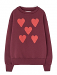 THE ANIMALS OBSERVATORY - Hearts Browned Farnet Bear Sweatshirt - Dressipluusid - 10 Y