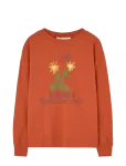 THE ANIMALS OBSERVATORY - Flowers Red Dof Lonf Sleeve T-Shirt - Pikkade varrukatega T-s&auml;rgid - 8 Y