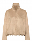 Gina Tricot - Faux Suede High Neck Jacket - Bomber-jakid - XL