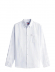 Tommy Jeans - Tjm Reg Stripe Oxford Shirt Ext - Vabaaja s&auml;rgid - XXL