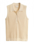 GANT - Lace Knit Sleeveless Rugger - L&uuml;hikeste varrukatega - M