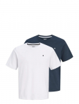 Jack & Jones - Jjepaulos Tee Ss Crew Neck 2Pk Mp - L&uuml;hikeste varrukatega - M