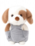 Teddykompaniet - Hund Med Snickarbyxor - Pehmed loomad - 22 CM