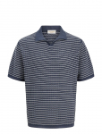 Jack & Jones - Jornantucket Knit Split Neck Polo Sa26 - L&uuml;hikeste varrukatega kootud polos&auml;rgid - XL