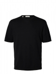 Selected - Slmtorino Ss Knit Crew Neck Noos - L&uuml;hikeste varrukatega - L
