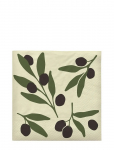 Broste Copenhagen - Olive Paper Napkin - Pabersalvr&auml;tikud - L 33CM