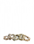 Pipol's Bazaar - Velvet Scrunchy 5 Pcs Beige - Juuksekummid - ONE SIZE