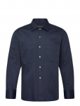 Oscar Jacobson - Straight Fit Bowling Collar Shirt - Vabaaja s&auml;rgid - XXL