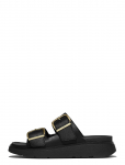 FitFlop - Gen-Ff Buckle Two-Bar Leather Slides - Platvormsandaalid - 42