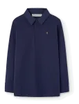 THE ANIMALS OBSERVATORY - Eel Kid Polo Shirt Deep Blue - Pikkade varrukatega polos&auml;rgid - 104