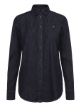 Lauren Ralph Lauren - 2X1 Denim-Wvn-Shirt - Teksas&auml;rgid - S