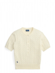 Polo Ralph Lauren - Mini-Cable Short-Sleeve Henley Sweater - L&uuml;hikeste varrukatega - XS