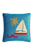 Jonathan Adler - Uk Kit Playa Corded Pillow Sailboat - Padjad - ONE SIZE