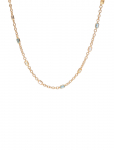 Lauren Ralph Lauren - Nk 16In Station Stone Collar - Gld/Multi - Kett-kaelakeed - ONE SIZE 40.6 cm