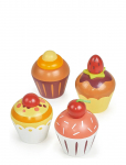 Mentari - Teatime Cupcakes 4 Pcs - M&auml;ngutoit ja koogid - ONE SIZE