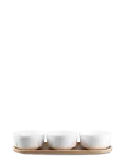 Rosendahl - Gc Tapas Set 33X12 Cm White 3 Pcs. - Tapas-alused ja -komplektid - 33X12CM