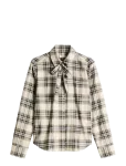 Marc O'Polo - Woven Blouses, Lsl, Y/D Checks - Pikkade varrukatega - 44