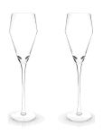 Viski - Angled Crystal Prosecco Glasses By Viski&reg; - &Scaron;ampanjaklaasid - 24 CL