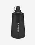 LifeStraw Peak Series kokkuvolditav pigistatav pudel 1l - Dark Mountain Gray