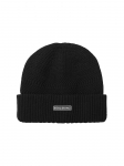 Sealskinz Gressenhall Waterproof Cold Weather Textured Stripe Roll Cuff Beanie - Olive / XXL