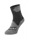 Sealskinz Bircham Waterproof All Weather Ankle Length Sock - Grey / L