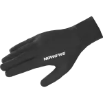 SALOMON Merino Gloves Uni deep black &mdash; Jooksukindad - L