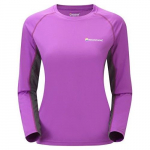 Montane Naiste Sonic pikkade varrukatega T-s&auml;rk - Stratus grey / 32