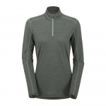 Montane Fem PRIMINO&reg; 140g Zip Neck - 36 / Shadow