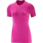 SALOMON l&uuml;hikeste varrukatega s&auml;rk Lightning Pro Zip Tee W pink - M