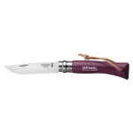 Opinel N&deg;07 v&auml;rviline pitsiga k&auml;epide (saadaval 6 v&auml;rvitoonis) - Violeta