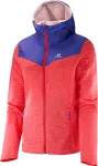 SALOMON kapuutsiga jope Elevate FZ ML W red/violet - XS