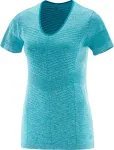 SALOMON l&uuml;hikeste varrukatega s&auml;rk Elevate Seamless Tee W blue - S