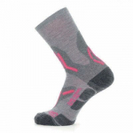 UYN Woman Trekking 2in Merino Mid - 37-38 / Mid Grey/Turq