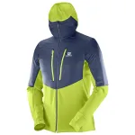 SALOMON jope Drifter Air Mid Hoodie green/blue - S