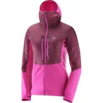 SALOMON jope Drifter Air Mid Hoodie W pink/purple - M