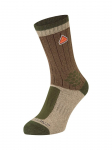 Sealskinz Gresham Recycled Wool and Cashmere Mid Length Colour Block Sock - L