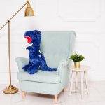 Pehme Dinosaurus, Pehme M&auml;nguasi, 90 Cm, Sinine, Gogo