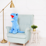 Pehme Dinosaurus, Pehme M&auml;nguasi, 90 Cm, Helesinine, Gogo