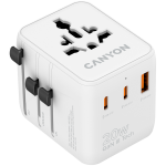 CANYON reisiadapter OnTour 20 EU/UK/USA/AUS 20W valge