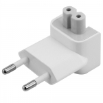 EU Replacement Wall Adapter Plug Akyga AK-AD-60 Duckhead Apple Magsafe CEE 7/16 to C7 white